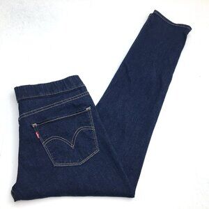 Levi's Women's Jeans Pull On Skinny Dark Wash Stretchy size 8 length 30"
